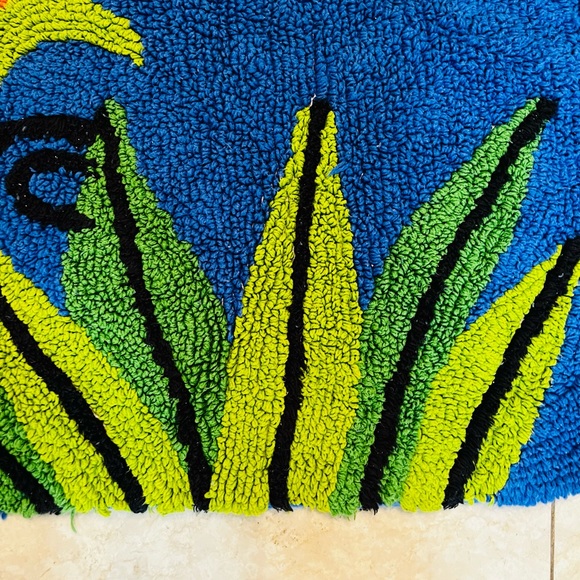 Monkey Kingdom Reversible Rug Elephant 30” wide x 25” tall - Picture 5 of 8